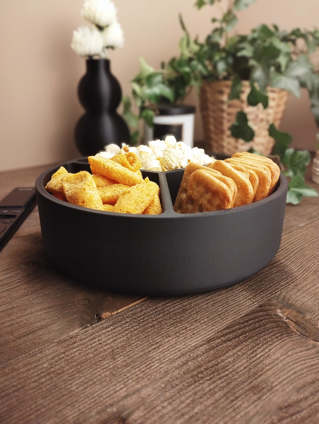 3-Compartment Snack & Serving Tray