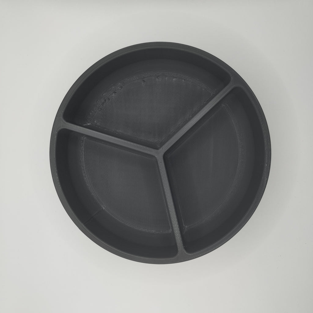 3-Compartment Snack & Serving Tray