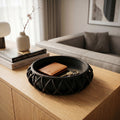 Woven-Look Decorative Bowl – 3D Printed Catchall Tray