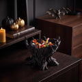 Darkwood Halloween Candy Bowl – Gnarled Tree Stump