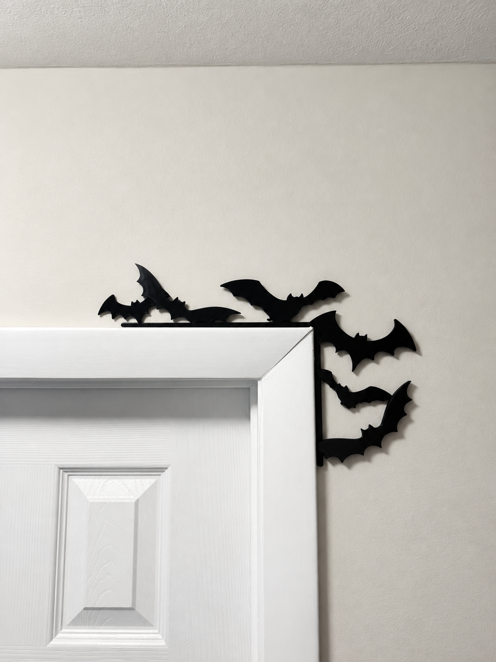 Halloween Bat Corner Door Decoration