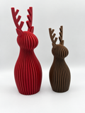 Christmas Reindeer Figurines – Set of 2, Holiday Table & Home Decor
