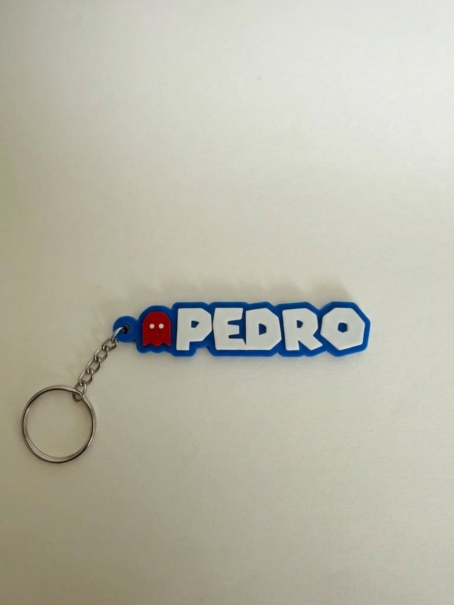 Custom Name Keychain, Personalized Text Gift, Custom Font, Symbol (Made to Order)