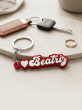 Custom Name Keychain, Personalized Text Gift, Custom Font, Symbol (Made to Order)