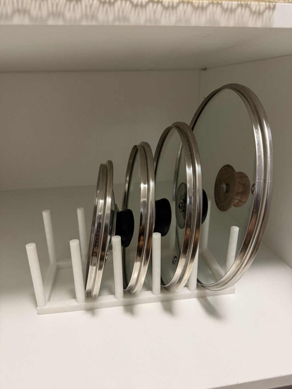 Pot Lid Organizer – Vertical Kitchen Storage Rack