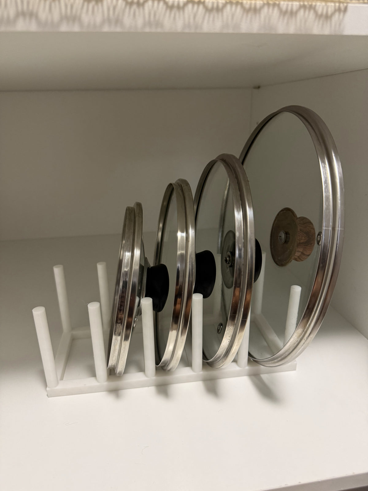 Pot Lid Organizer – Vertical Kitchen Storage Rack