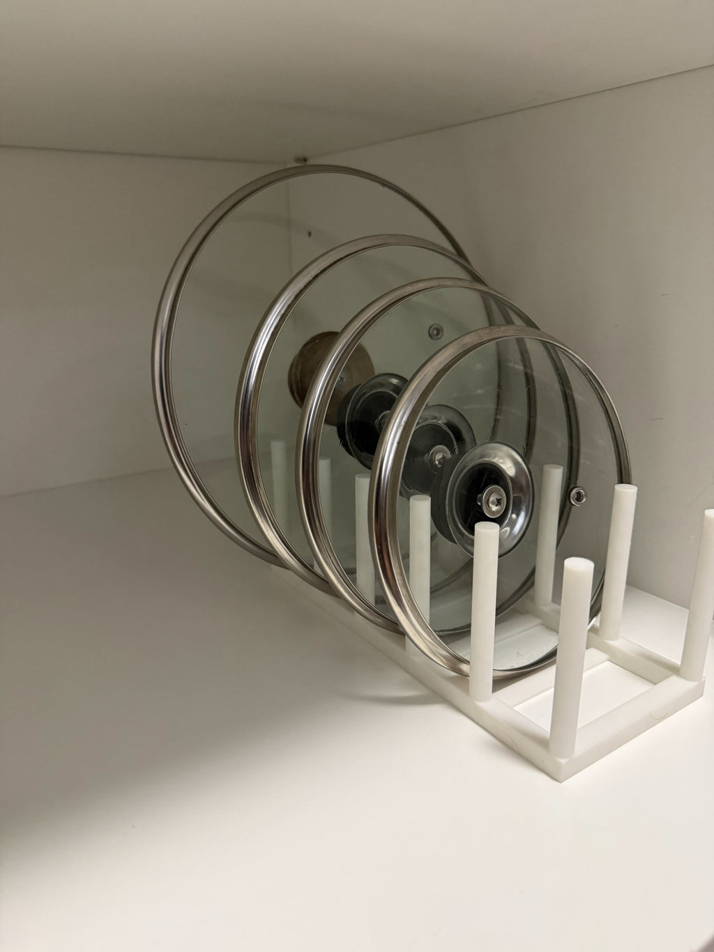 Pot Lid Organizer – Vertical Kitchen Storage Rack