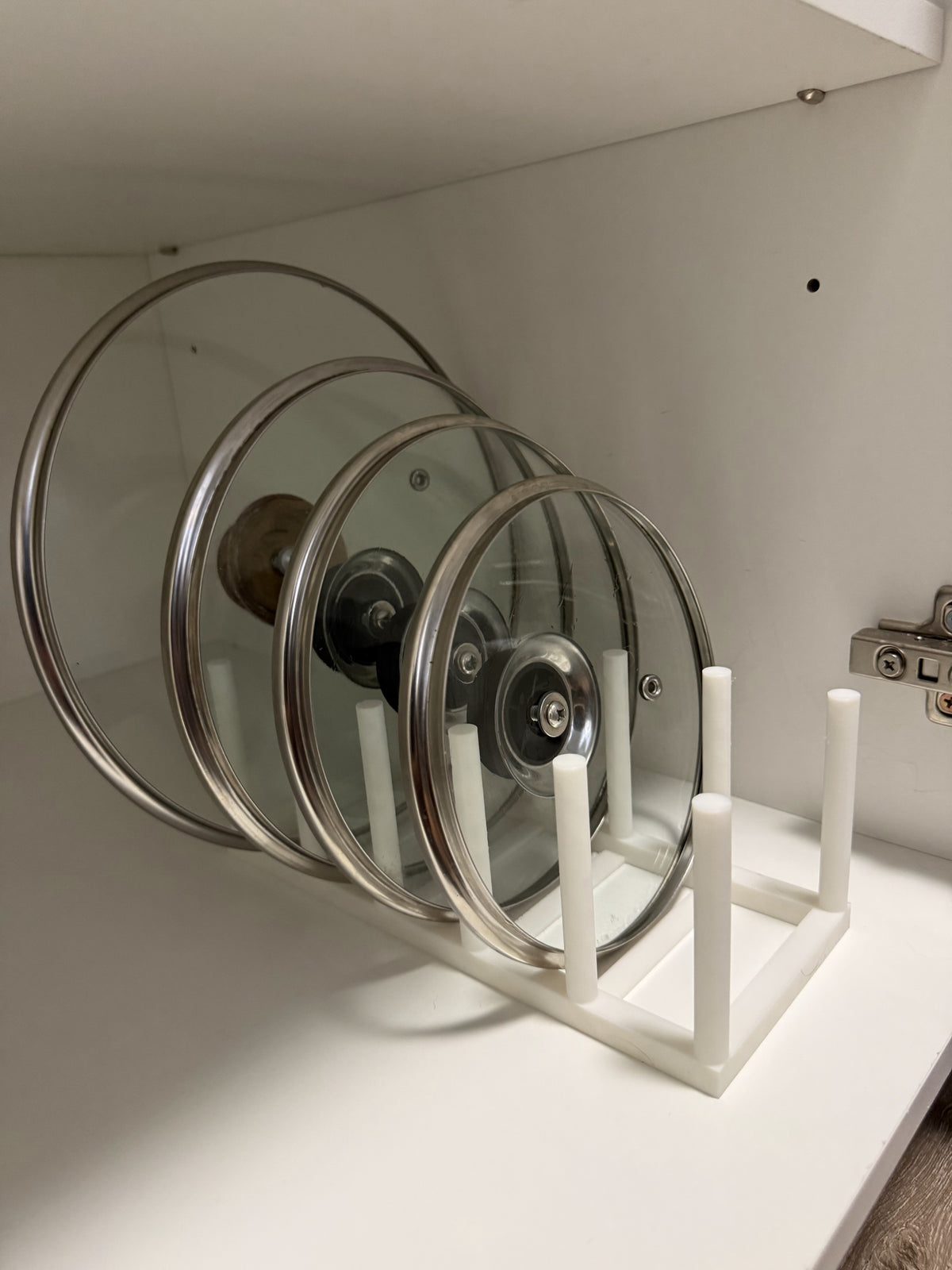Pot Lid Organizer – Vertical Kitchen Storage Rack