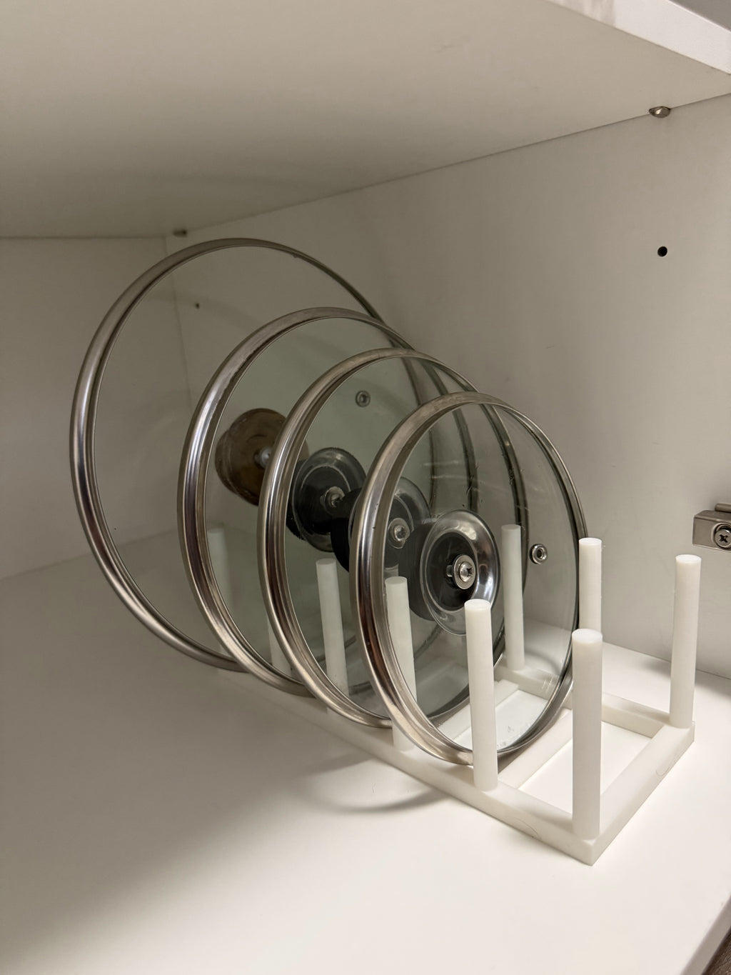 Pot Lid Organizer – Vertical Kitchen Storage Rack