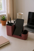 Desk Organizer with Phone Stand – 3D Printed Desktop Holder
