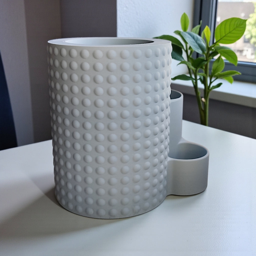 Dotted 3D Printed Desk Organizer & Pencil Holder