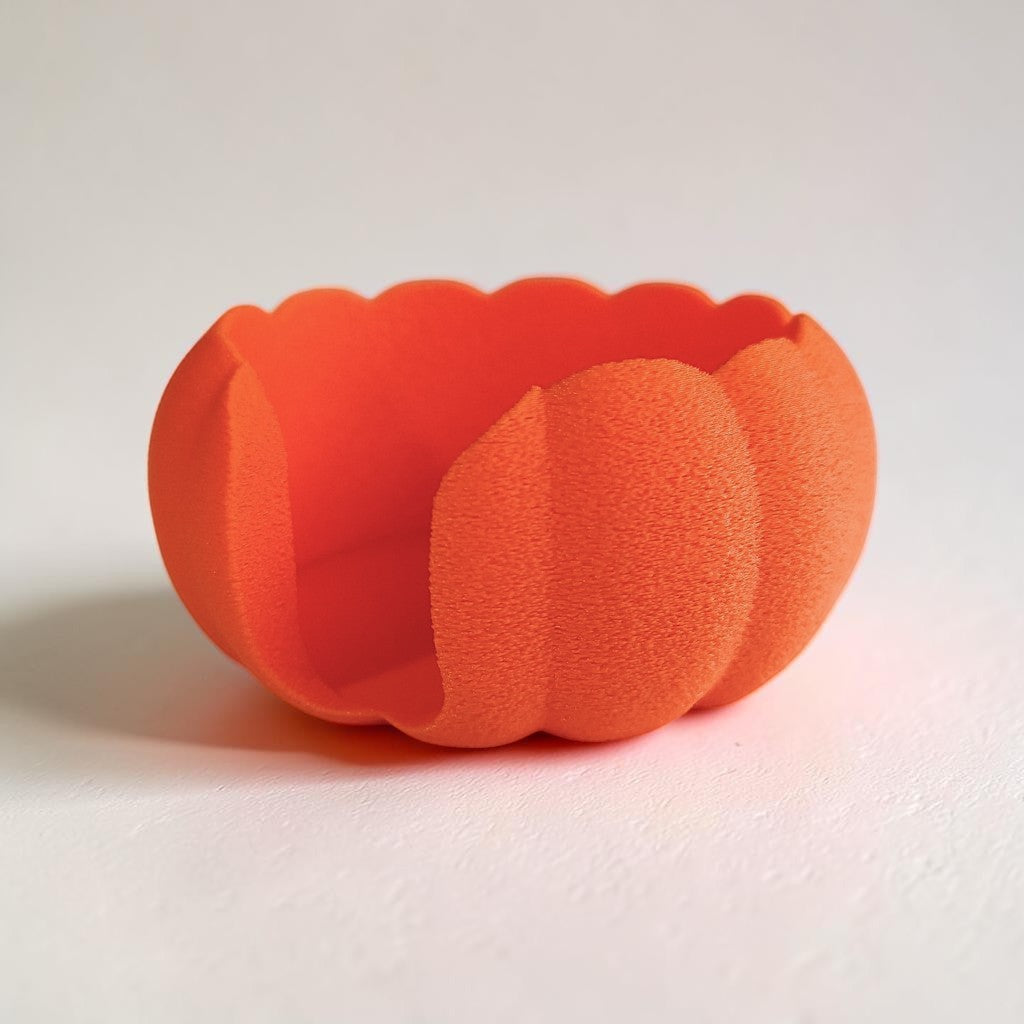 Pumpkin Coaster Set with Decorative Holder