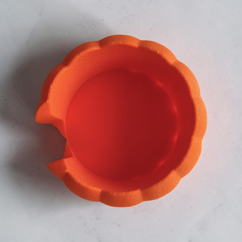 Pumpkin Coaster Set with Decorative Holder