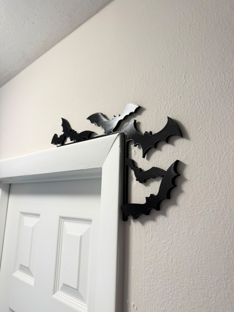 Halloween Bat Corner Door Decoration