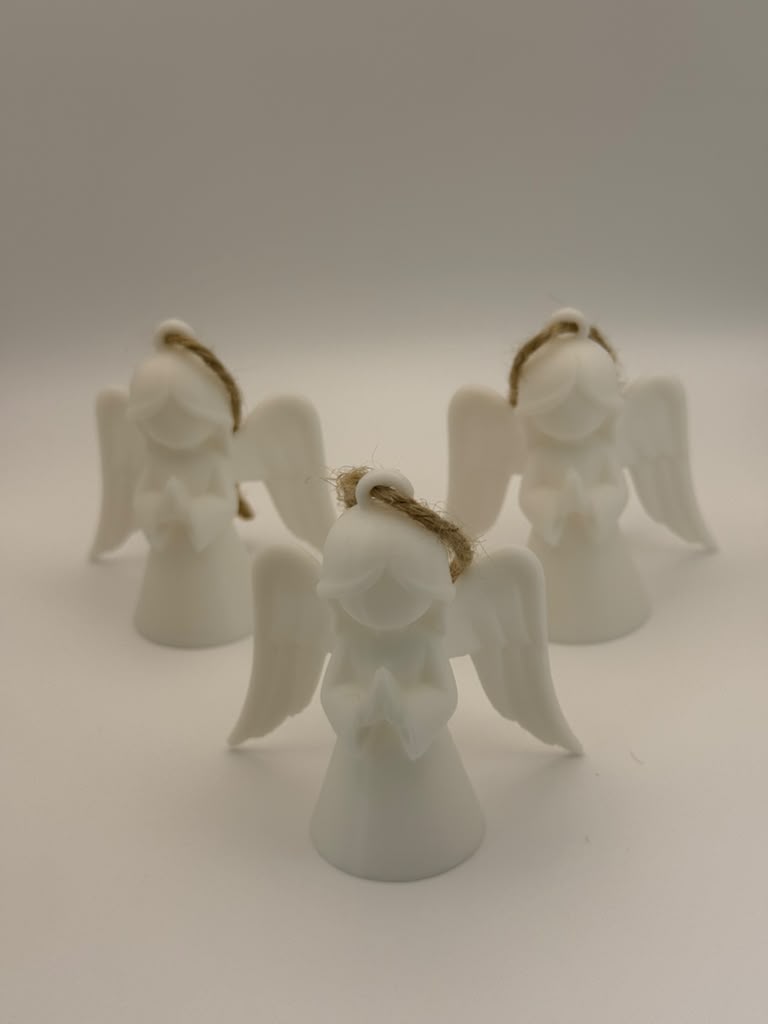Christmas Angel Ornaments – Set of 3, Hanging Tree Decorations