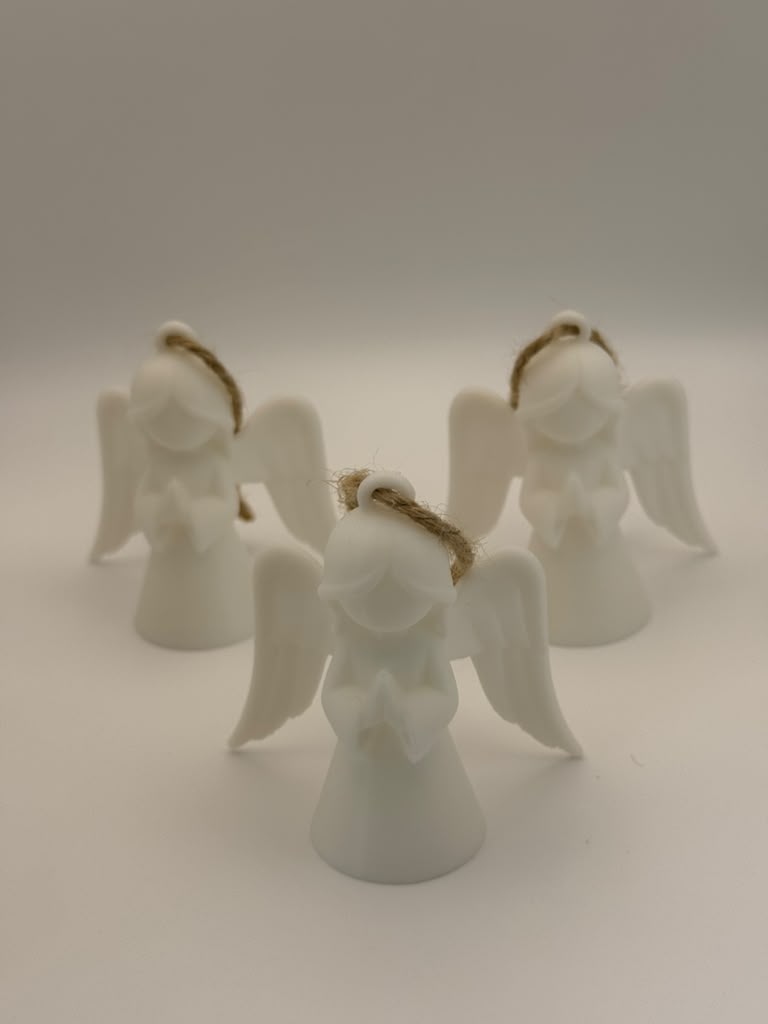 Christmas Angel Ornaments – Set of 3, Hanging Tree Decorations