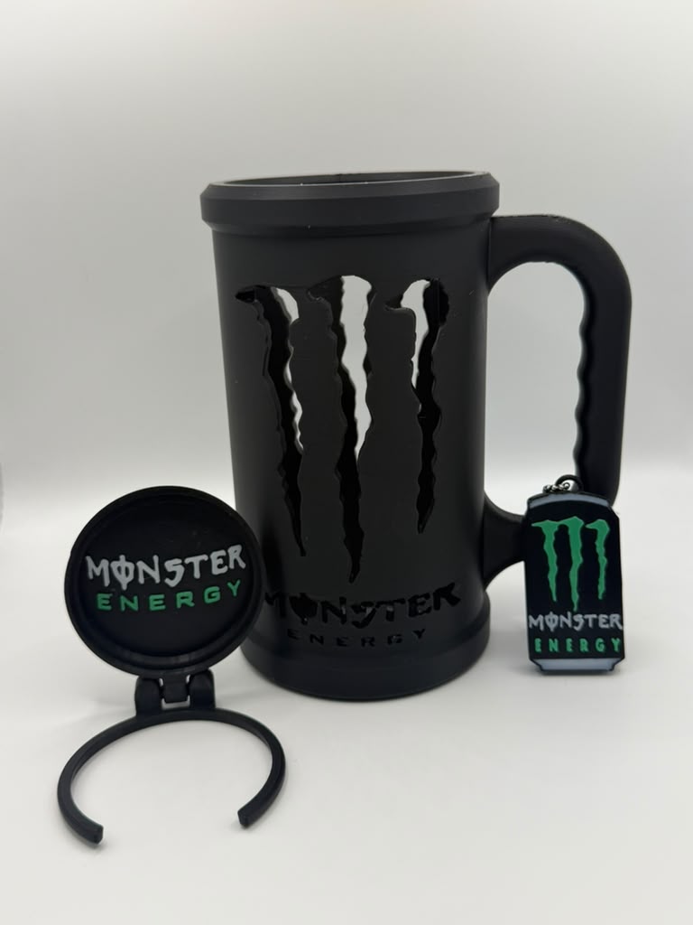 Can Holder with Protective Lid & Can Opener – 3-Piece Set