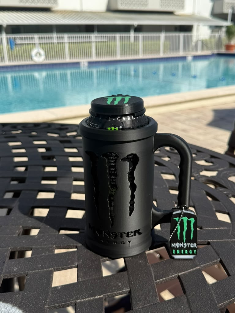 Can Holder with Protective Lid & Can Opener – 3-Piece Set