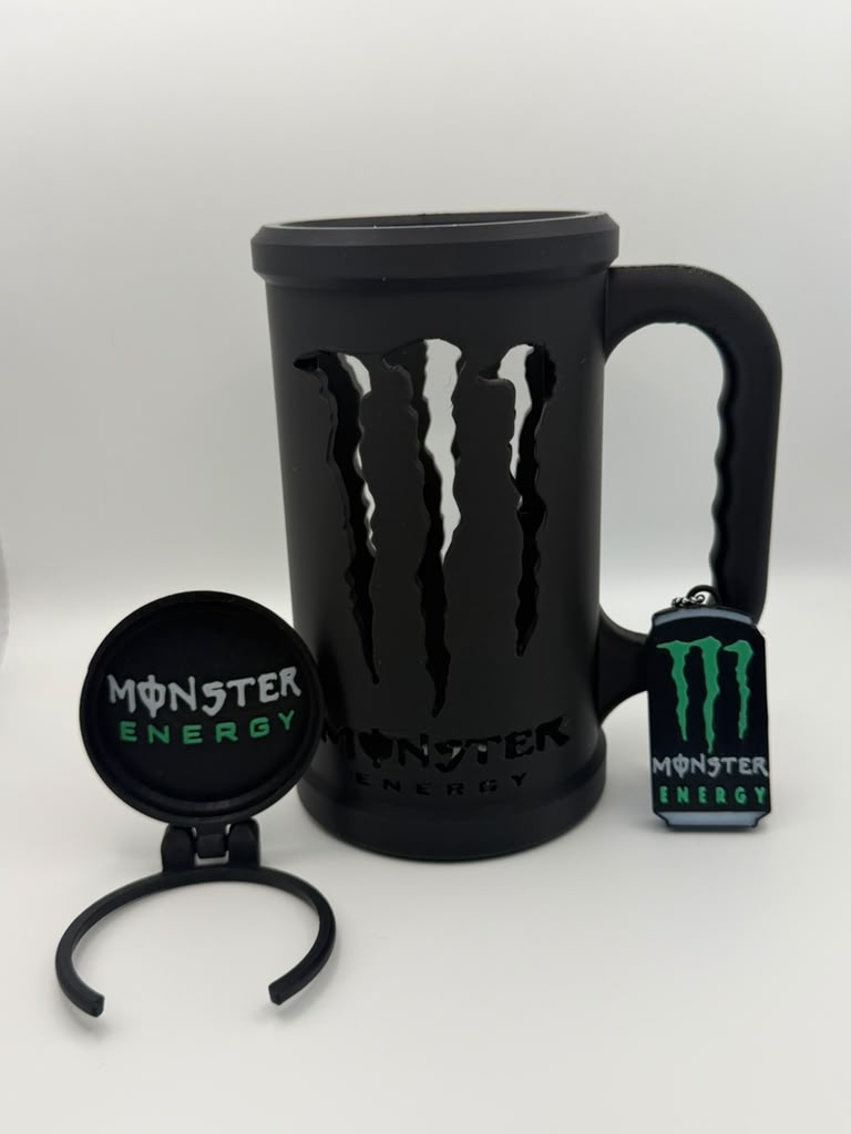 Can Holder with Protective Lid & Can Opener – 3-Piece Set