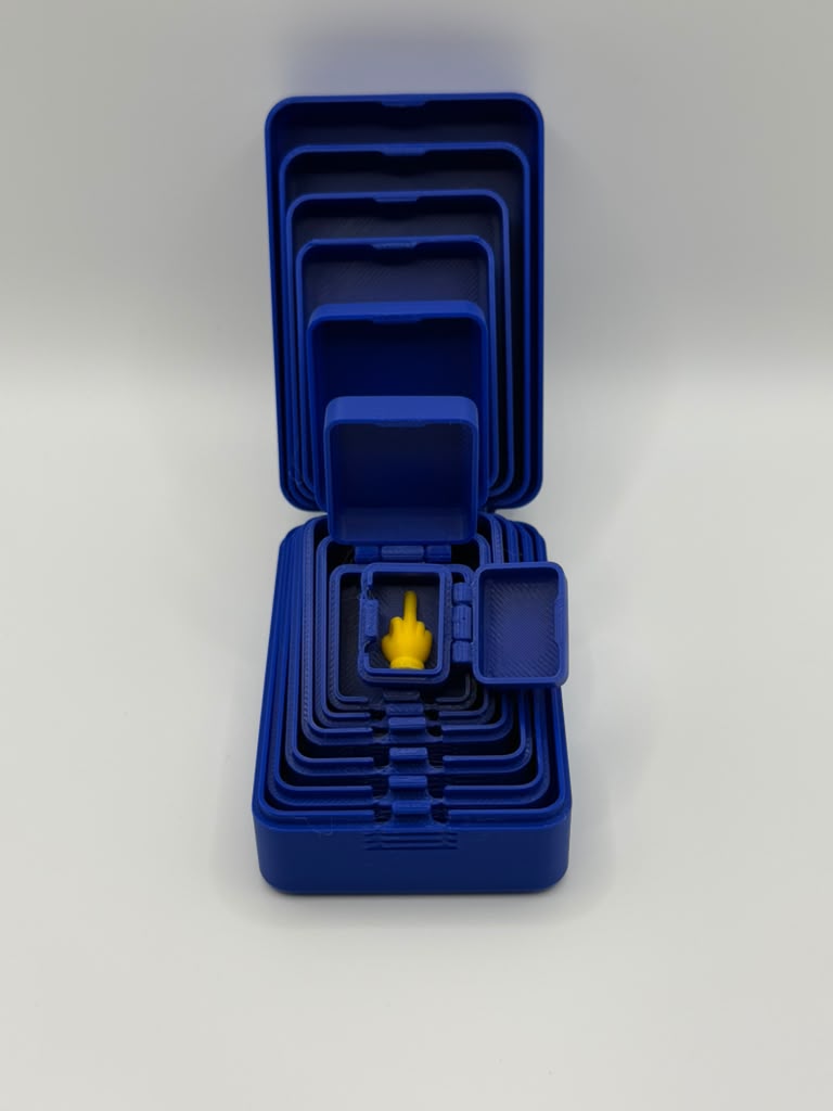 Nesting Surprise Gift Box – 7-Layer Prank Box with Hidden Surprise