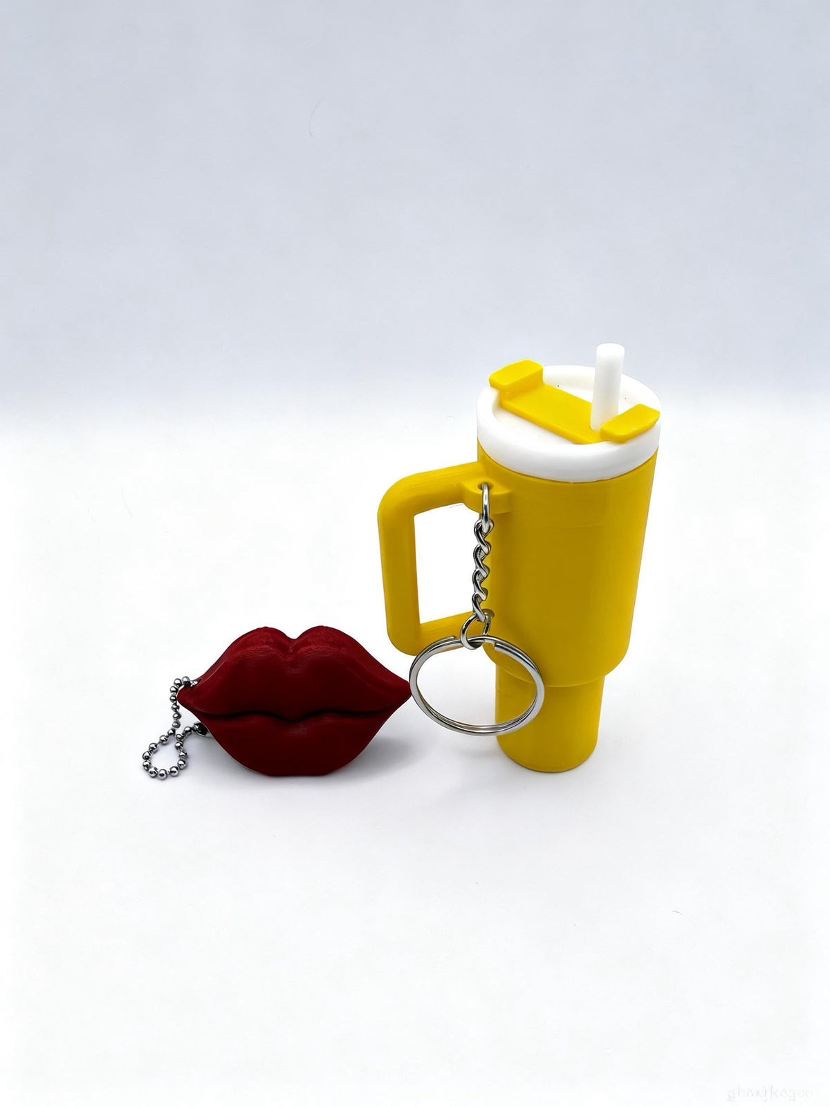 Lip Balm Holder & Lip-Shaped Can Opener – Bag Charm