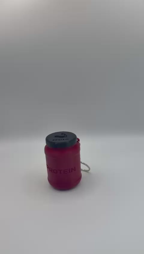 2 Whey Protein Portion Containers – 30g Serving Storage Each Jar